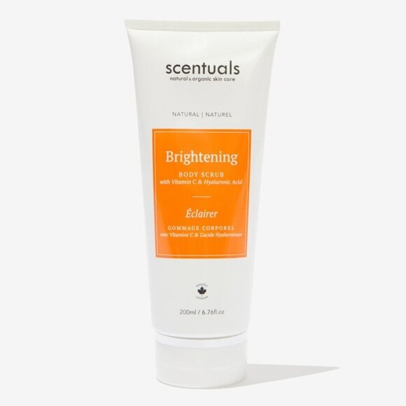 *2 for $30* SCENTUALS NATURAL & ORGANIC SKIN CARE Brightening Body Scrub - Picture 1 of 3
